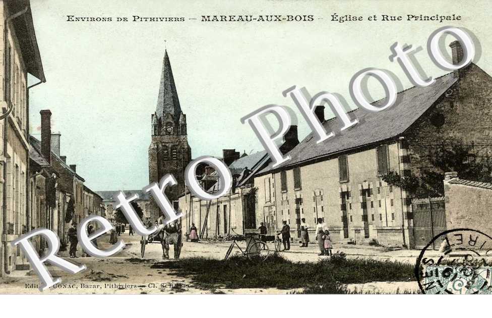 eglise et rue principale