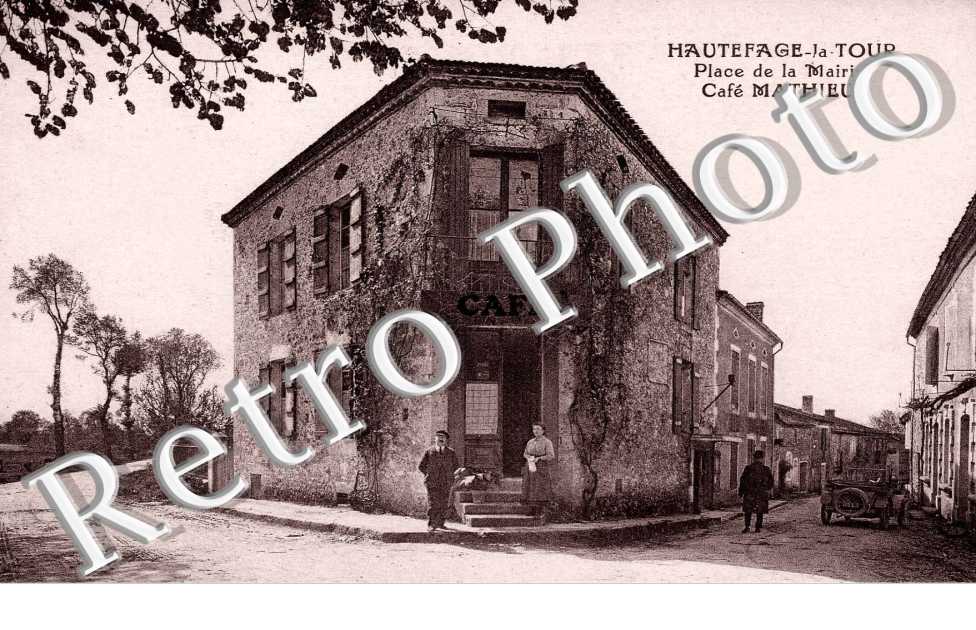 Place de la mairie - cafe Mathieu