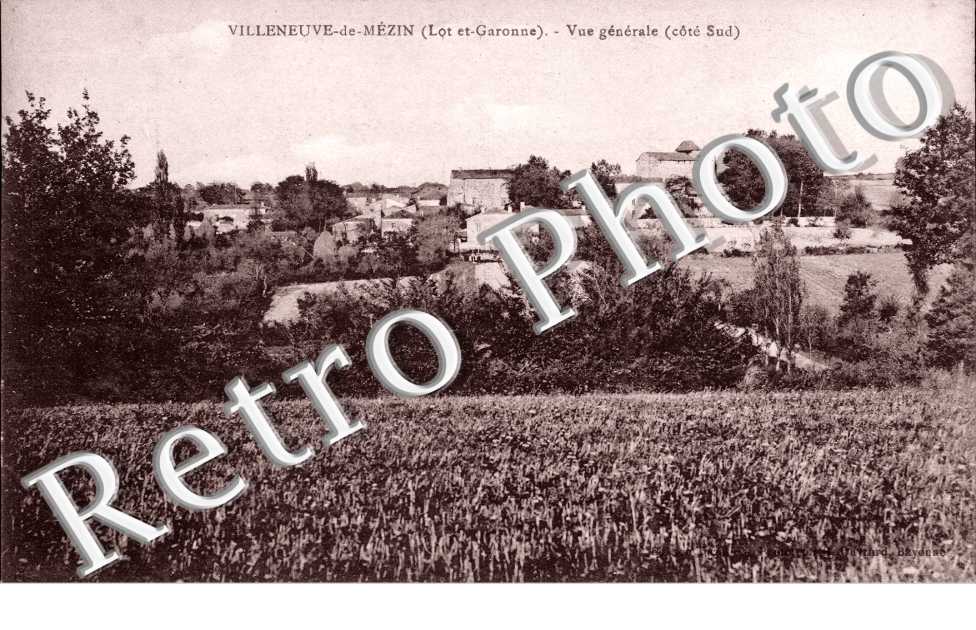 Villeneuve de Mezin - vue generale