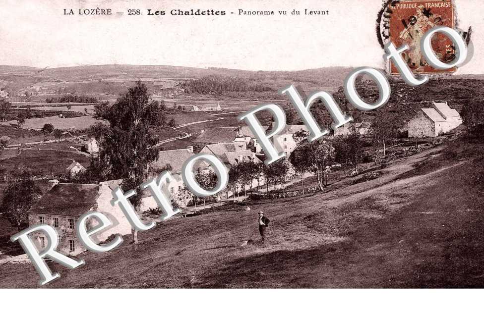 les Chaldettes, panorama vu du levant