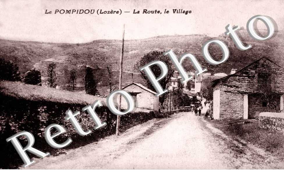 la route, le village