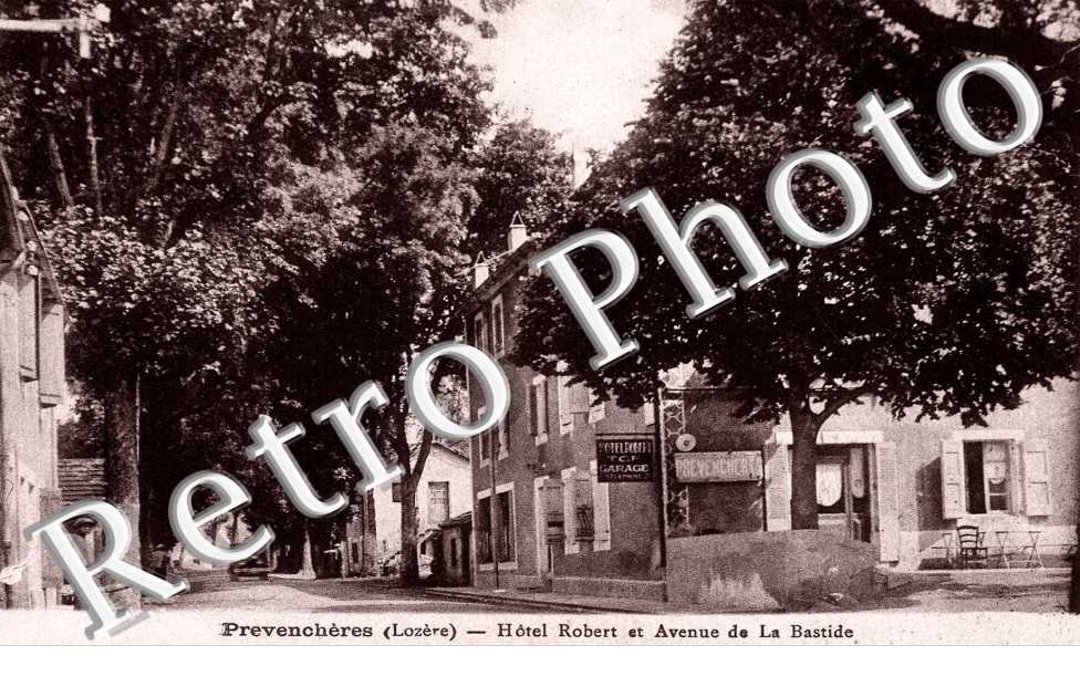 Hotel Robert et avenue de La bastide