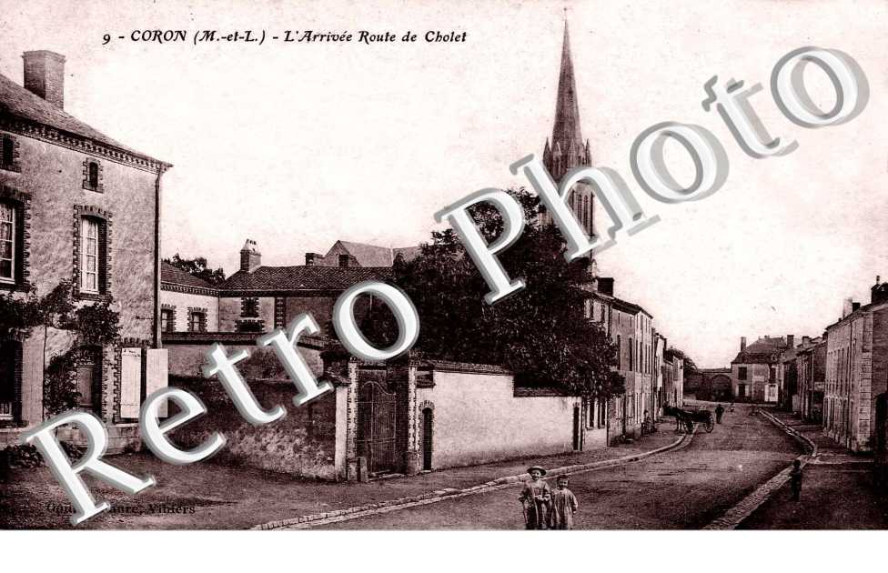 L'arrivee  route de Cholet