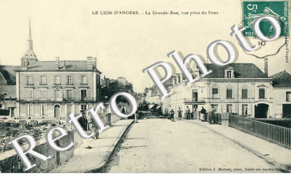 La grande-rue, vue prise du pont