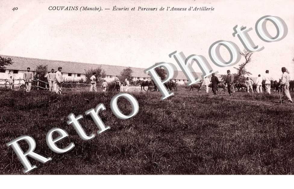 ecuries et parcours de l'annexe d'artillerie