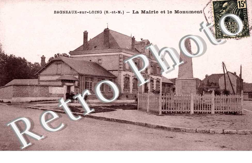 la mairie et le monument