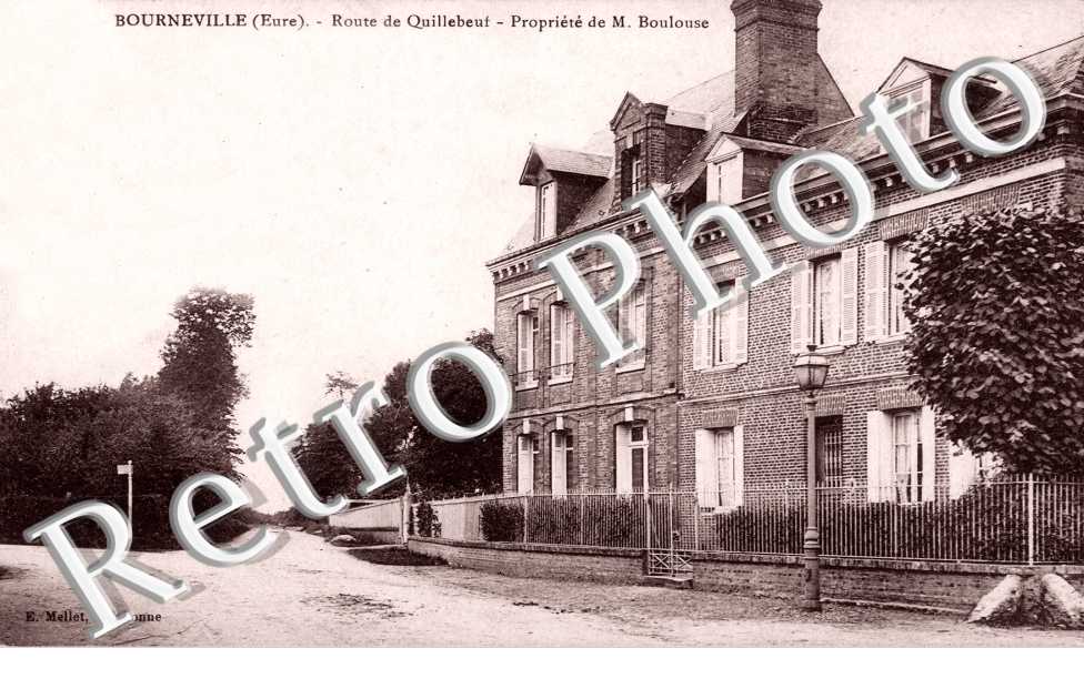 Route de Quillebeuf - propriete de M.Boulouse
