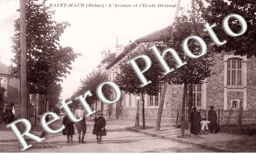 L'avenue det l'école Diderot