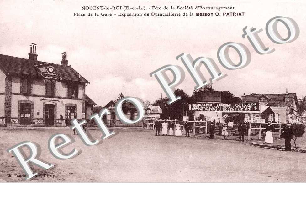 Fete de la Societe d'Encouragement, Place de la Gare,Maison O. Patriat