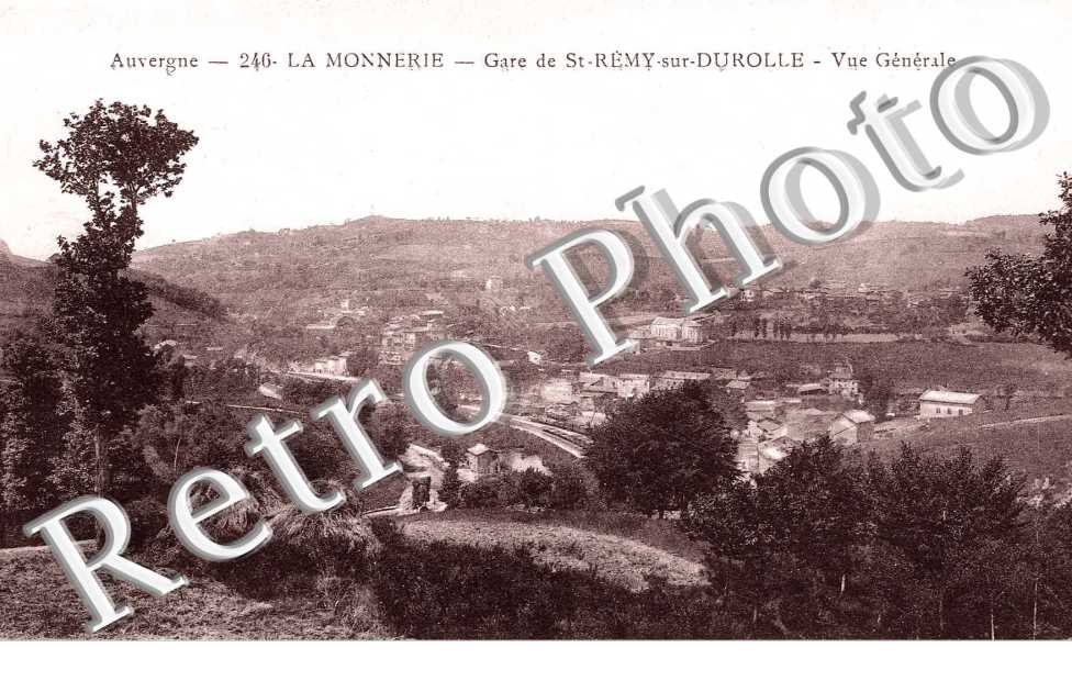 La Monnerie  Gare  Vue generale