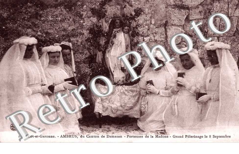Porteuses de la Madone - Grand Pelerinage le 8 septembre