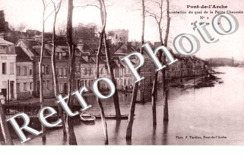 INONDATION DES QUAIS de la Petite Chaussee