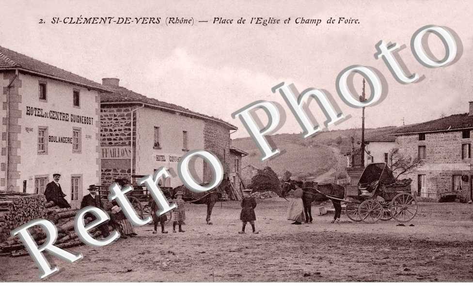 place de l'eglise et champ de foire