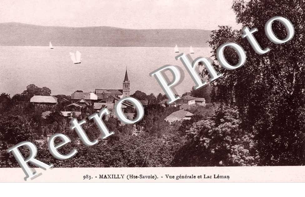 vue générale et Lac Léman