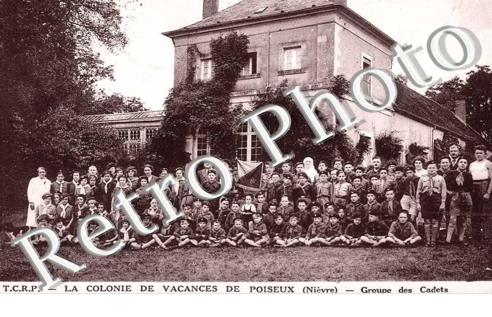 la colonie de vacances, groupe des cadets