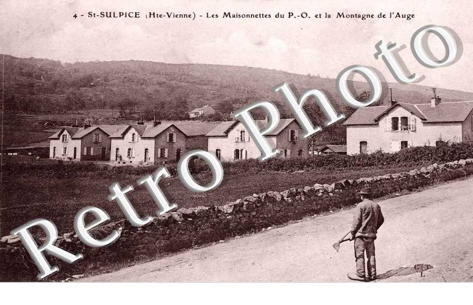 les maisonnettes du P-O et la montagne de l' Auge