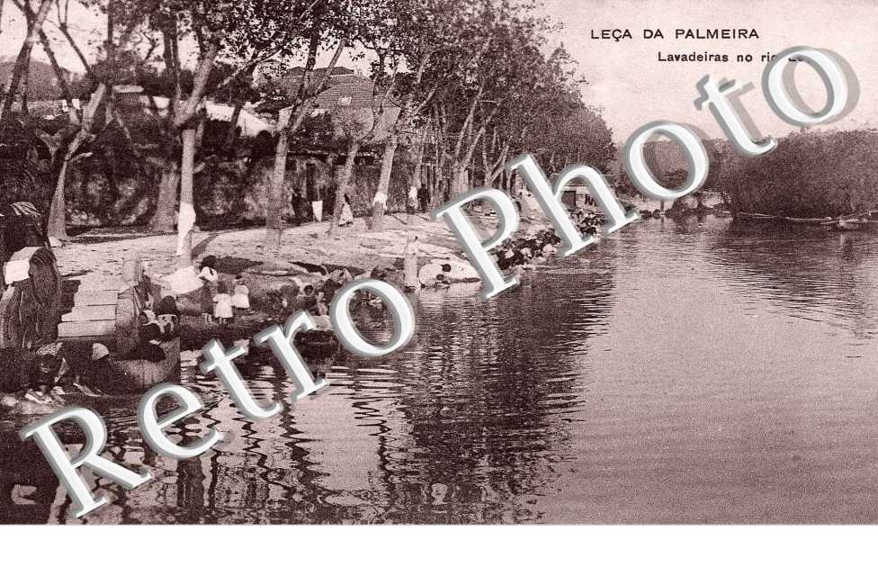 Lavadeiras no rio Leca