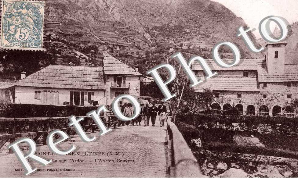 passerelle sur l'Ardon - Ancien couvent