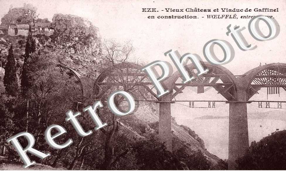 VIEUX CHATEAU ET VIADUC DE GAFFINEL EN CONSTRUCTION  WOELFFLE ENTREPRENEUR