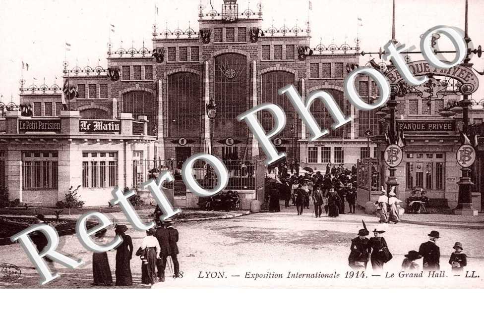 EXPOSITION INTERNATIONALE 1914  le grand hall
