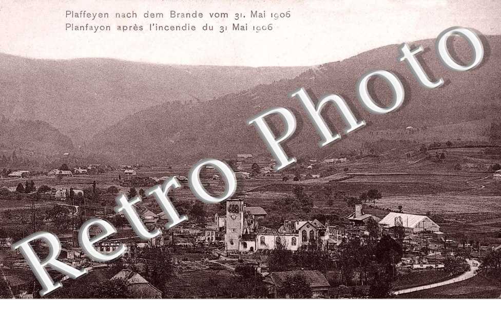 Apres l'incendie du 31 mai 1906