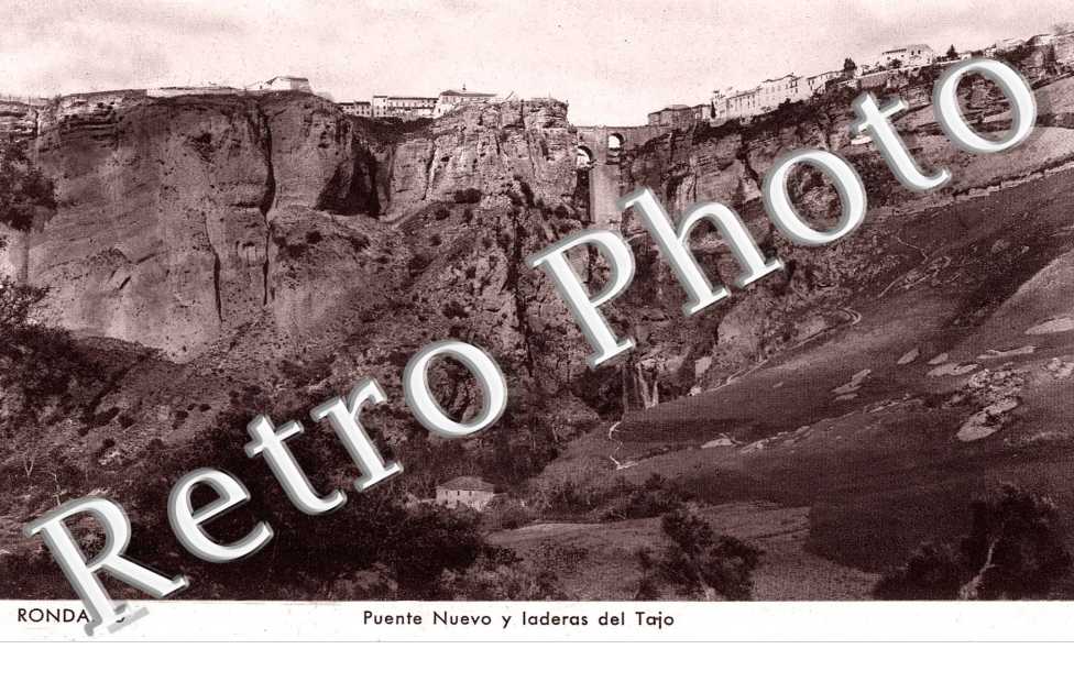 puente nuevo y laderas del tajo