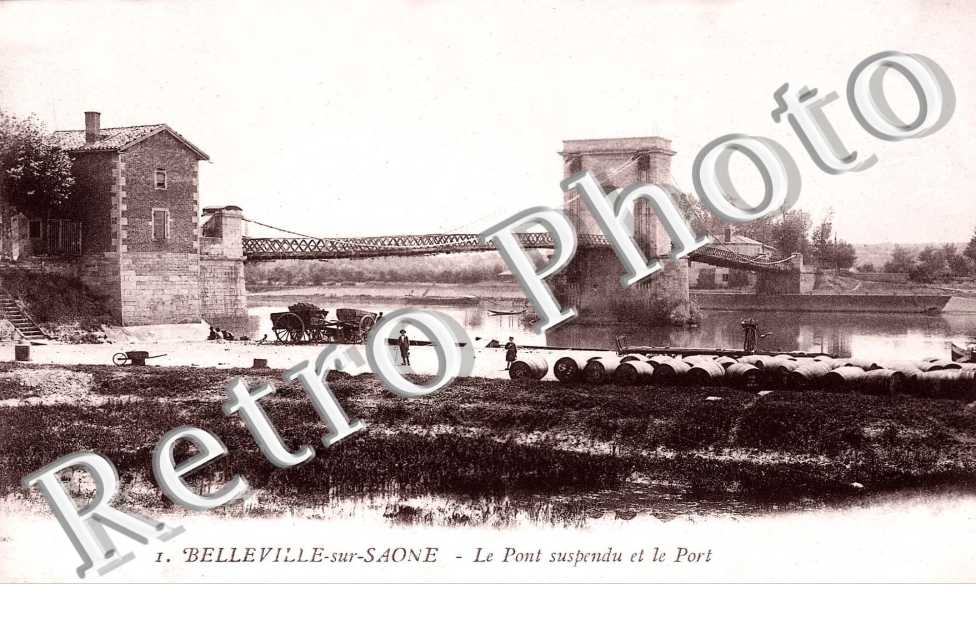 le pont Suspendu et le Port