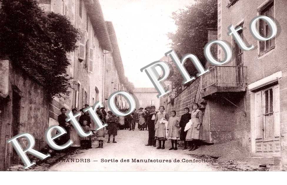 Sortie des manufactures de confection