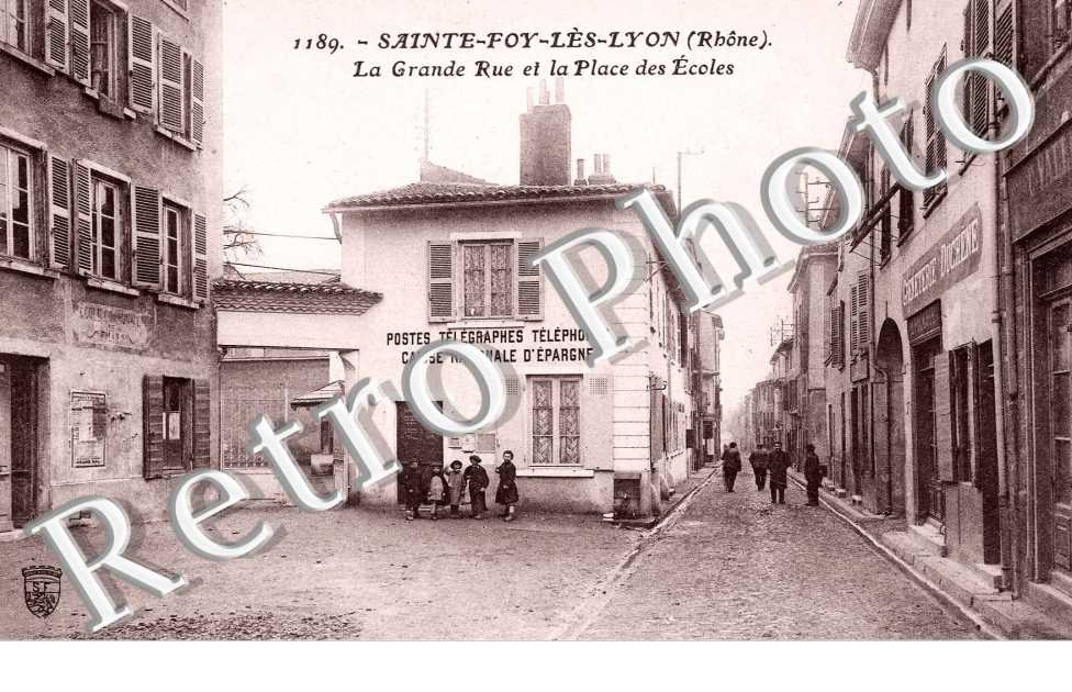 la grande rue et la place des ecoles