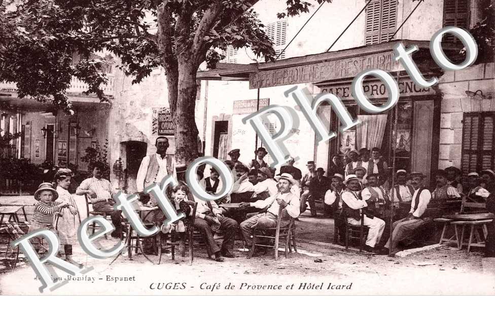 cafe de Provence et hotel Icard