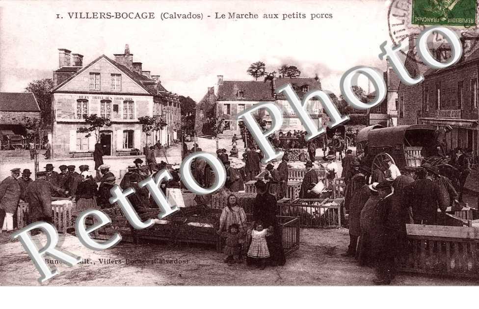 le marche aux petits porcs
