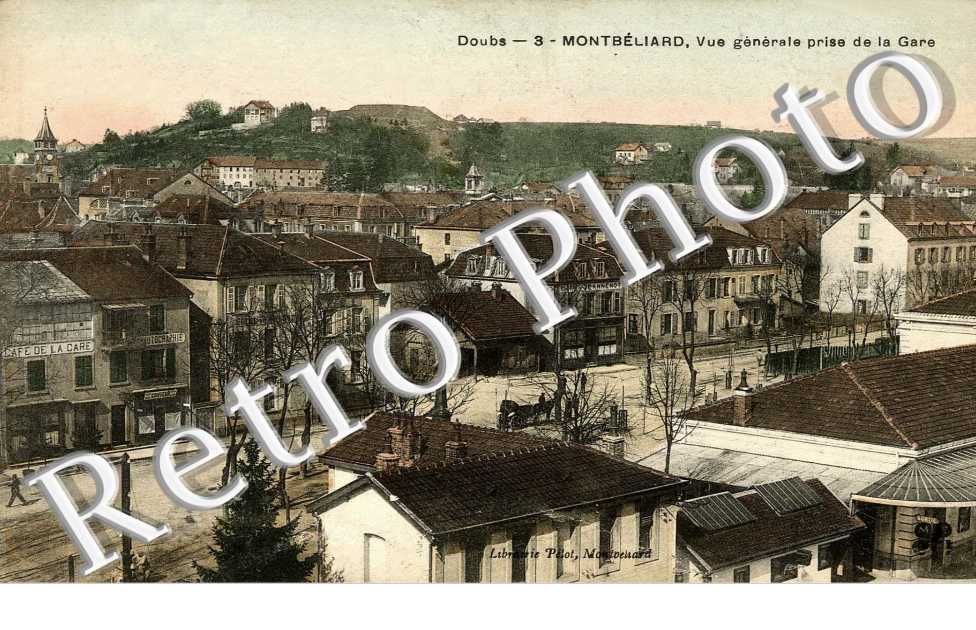 vue generale prise de la gare (couleur)