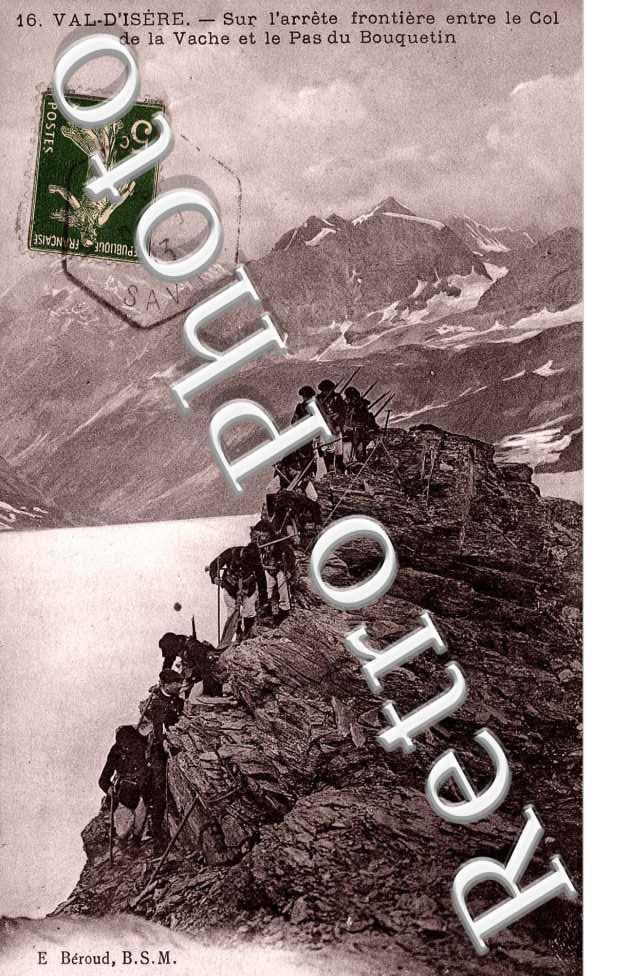 Sur l'arrete frontiere entre le Col de la Vache et le Pas du Bouquetin