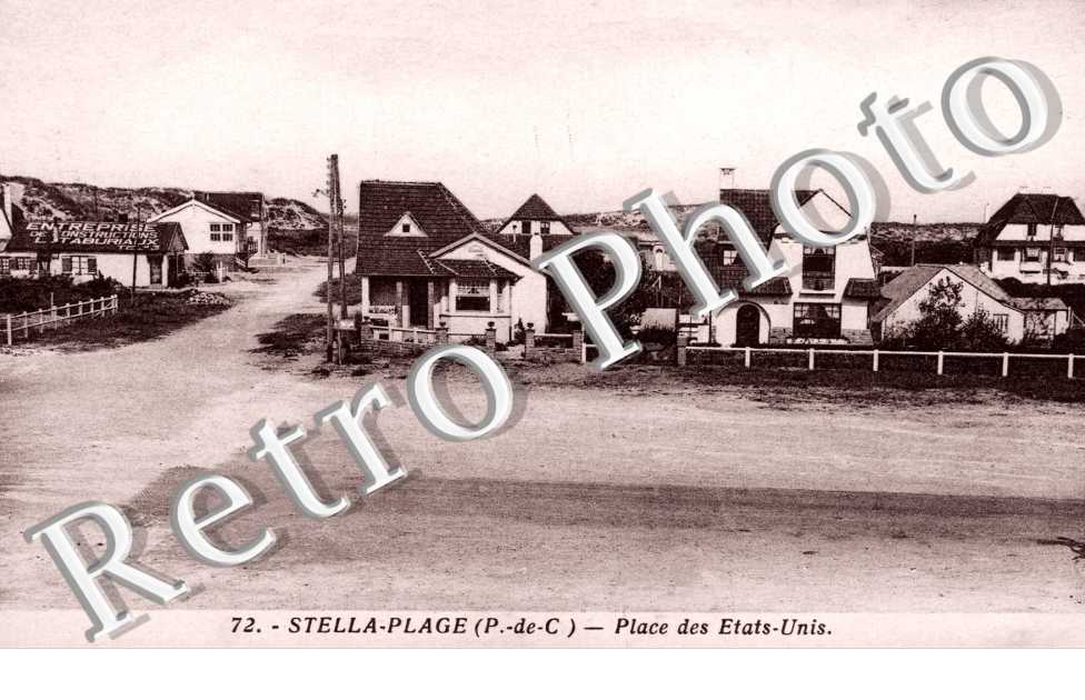 Stella Plage - Place des Etats-Unis.