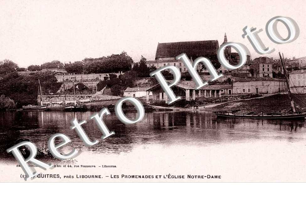 Les promenades et l'eglise Notre-Dame