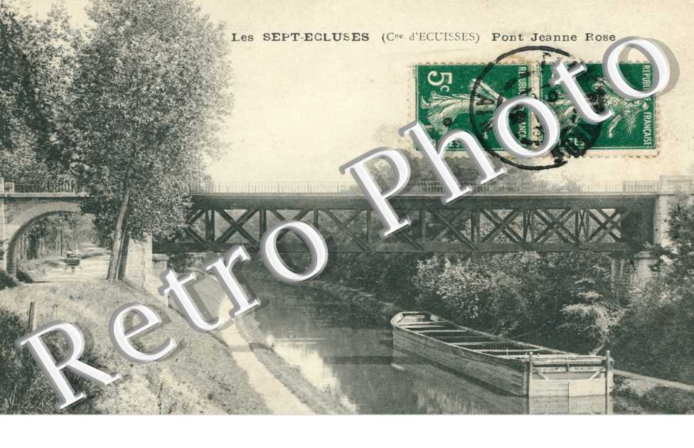 Les Sept ecluses - Pont Jeanne Rose