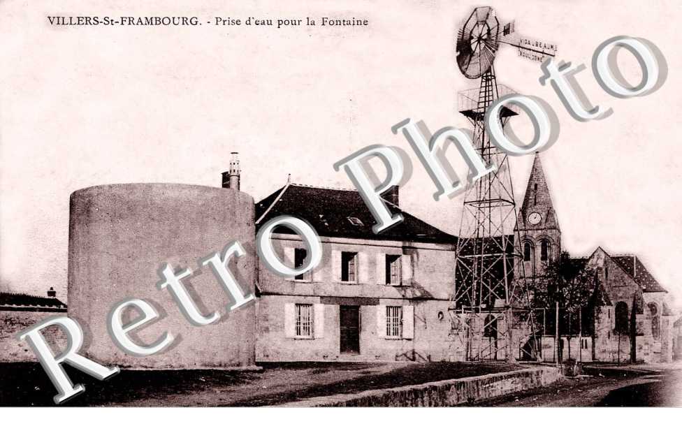 prise d'eau pour la fontaine