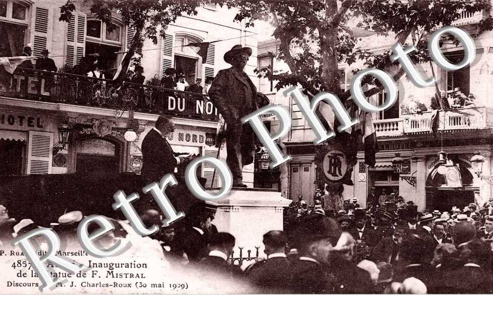 Inauguration de la statue de F. Mistral