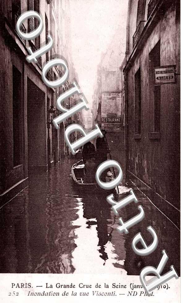 INONDATION de la rue Visconti