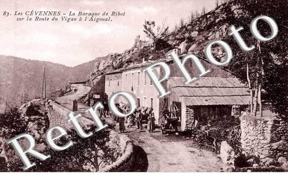 les cevennes - la baraque de ribot sur la route du vigan a l'aigoual