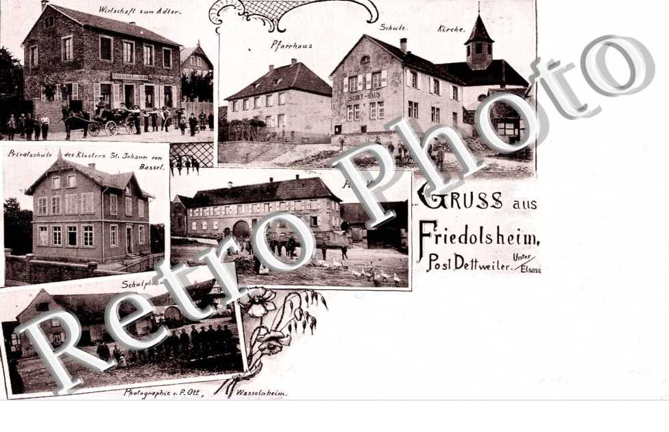 Wirtschaft zum Adler. Privatschule des Klosters St. Johann von Bassel