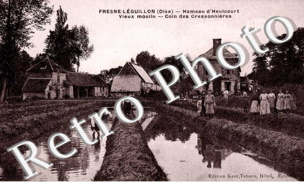 Hameau d'Heulcourt - vieux moulin - coin des Cressonnieres
