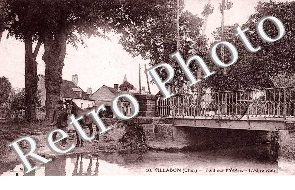 Pont sur l'Yevre - l'abreuvoir