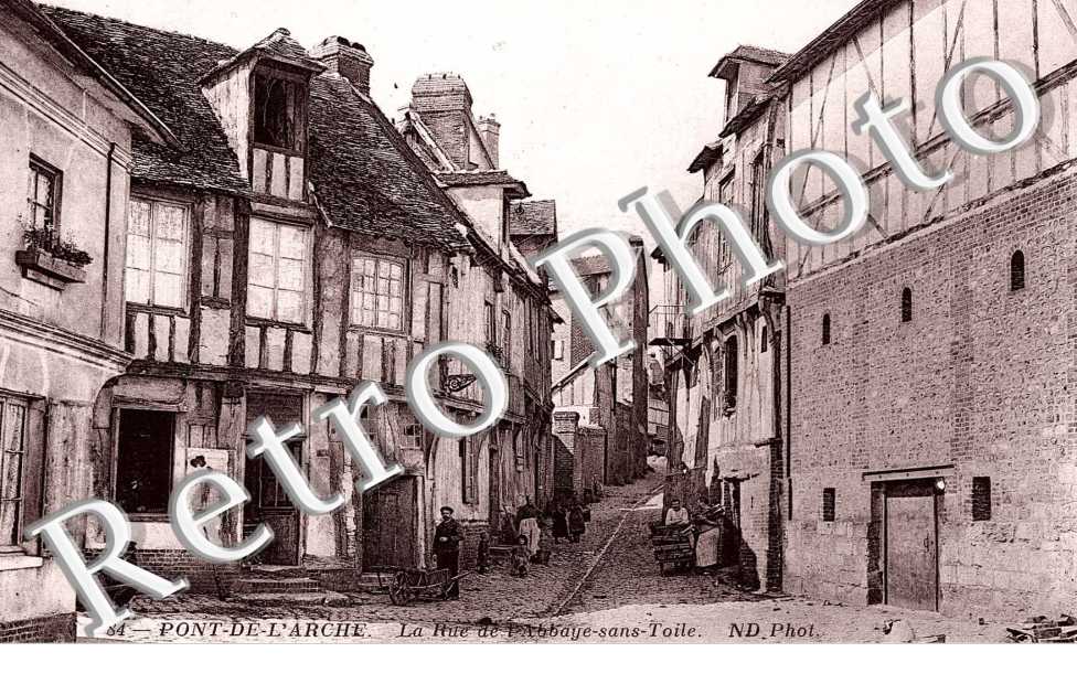 Rue de l'abbaye sans toile