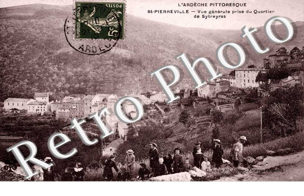 Vue generale prise du quartier de Sybleyras