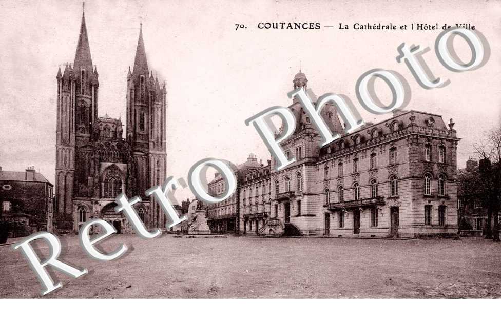 la cathedrale et l' hotel de ville