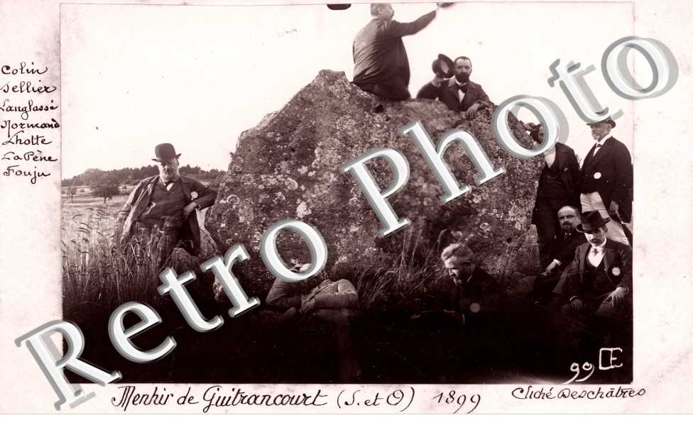 Menhir de Guitrancourt  1899