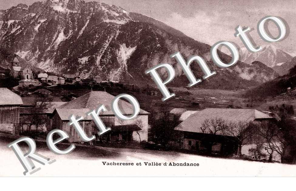 Vue generale et Vallee d'Abondance