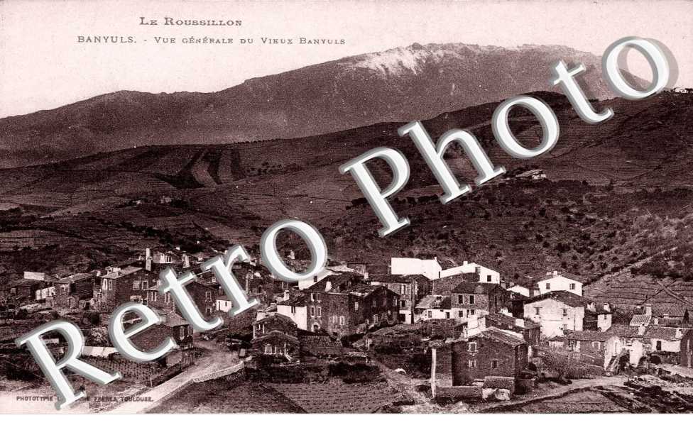 Vue Generale du vieux Banyuls