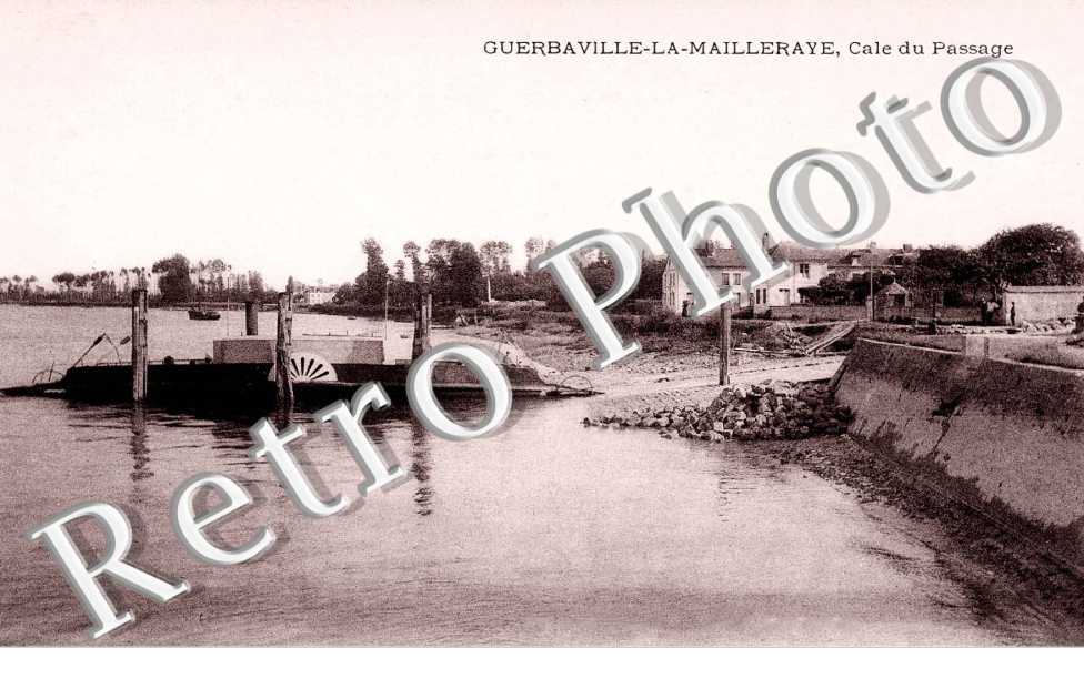 Guerbaville Cale du passage